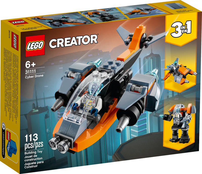 LEGO Creator 3in1 Cyber Drone (Limited Edition - NEW 2021) - 31111