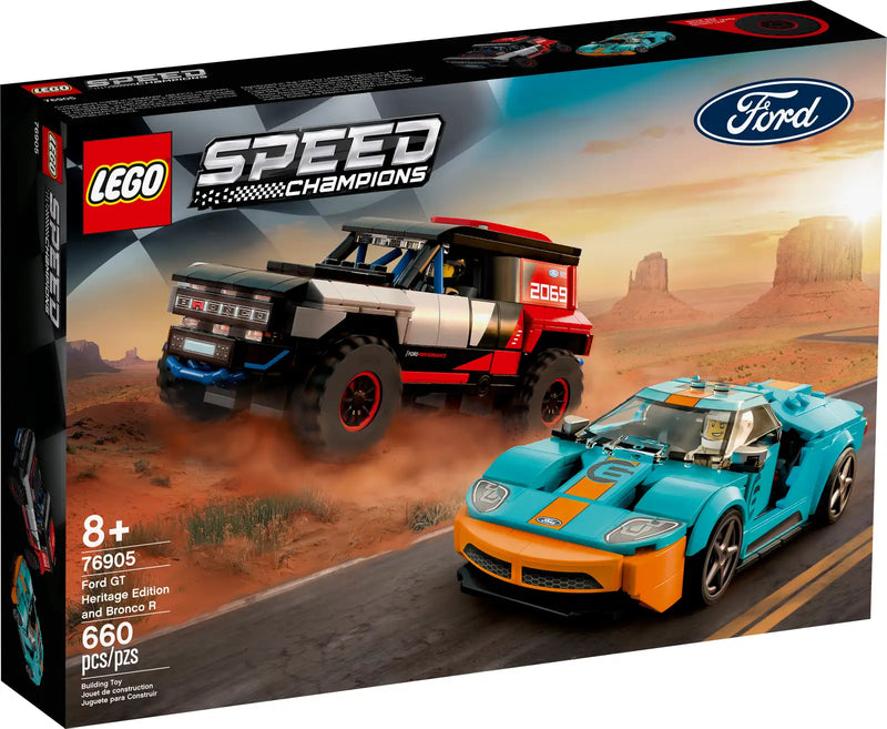 LEGO Speed Champions Ford GT Heritage Edition and Bronco R set (Limited Edition - NEW 2021) - 76905