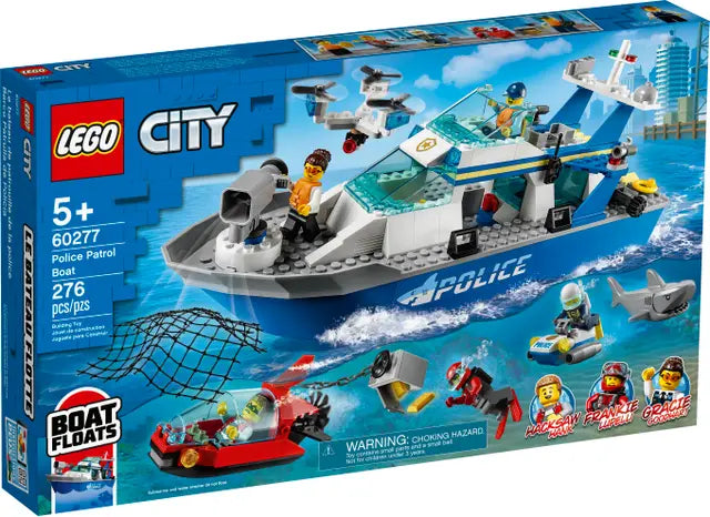 LEGO City Police Patrol Boat (Limited Edition - NEW - 2021) - 60277