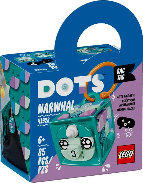 LEGO DOTS Bag Tag Narwhal (Limited Edition - NEW - 2021) - 41928