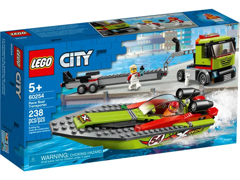 LEGO City Race Boat Transporter (Limited Edition - NEW 2020) - 60254