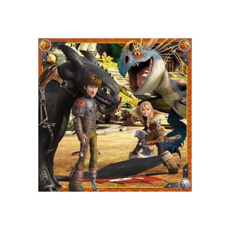 3x49 Piece Rider How to Train Your Dragon Puzzle