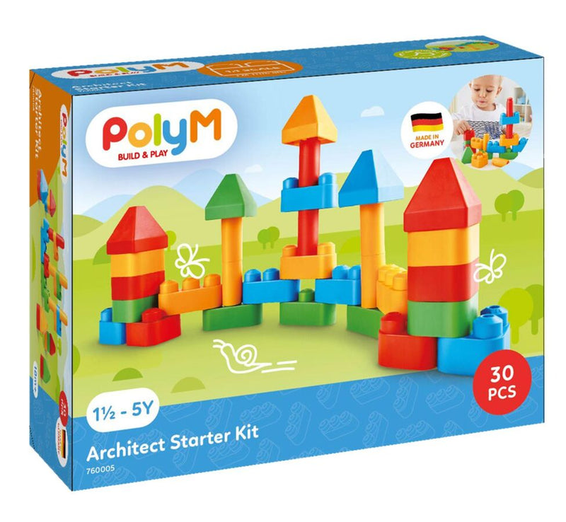 30 Piece Architect Starter Building Block Kit