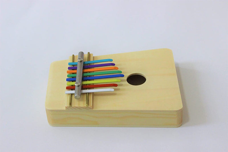 Kalimba Thumb Piano with Coloured Tines by Rainbow Colours