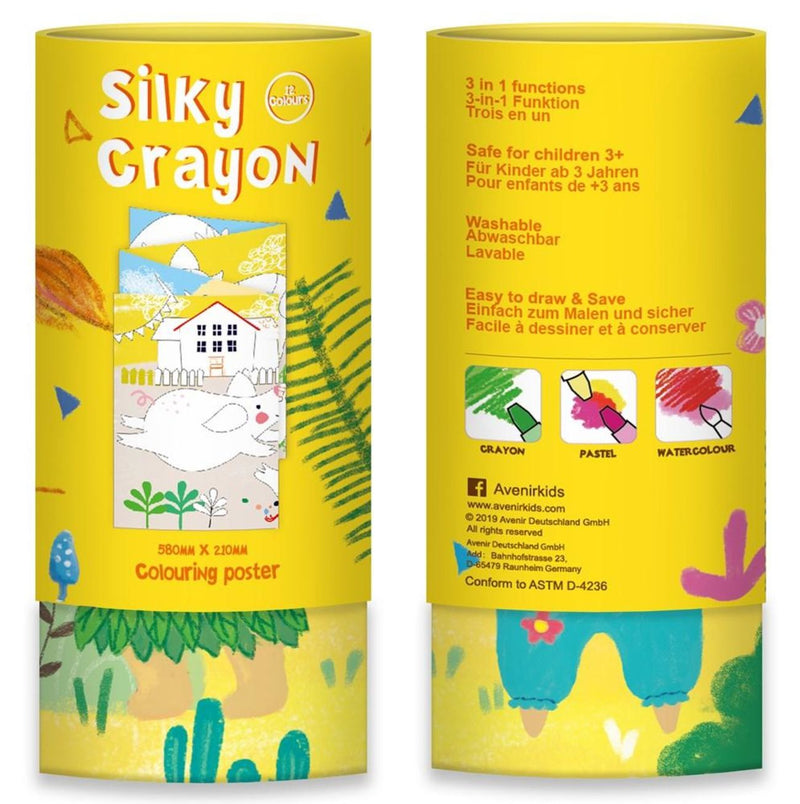  Avenir BTS196002 Silky Crayon Lion, Mixed Colours : Toys & Games